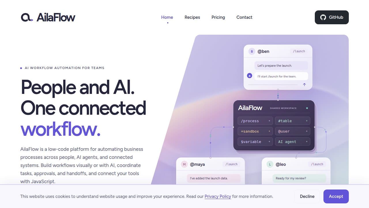 AilaFlow - Product screenshot