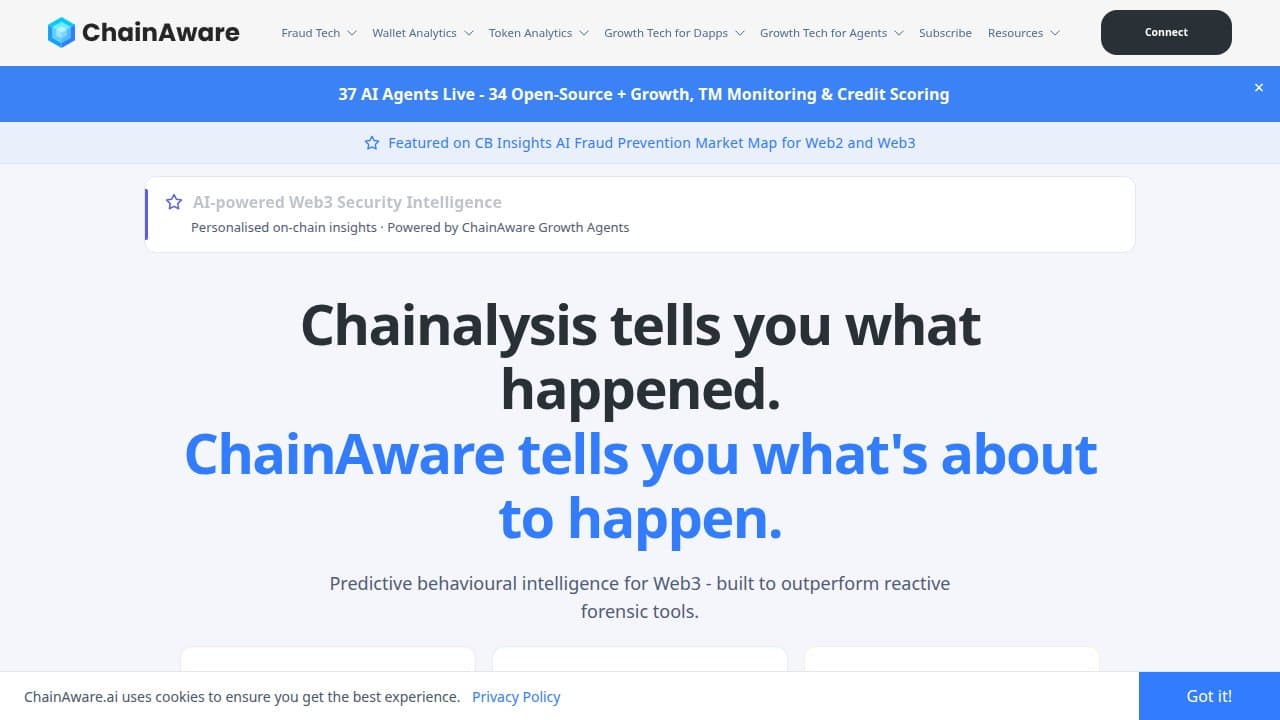 ChainAware - Product screenshot