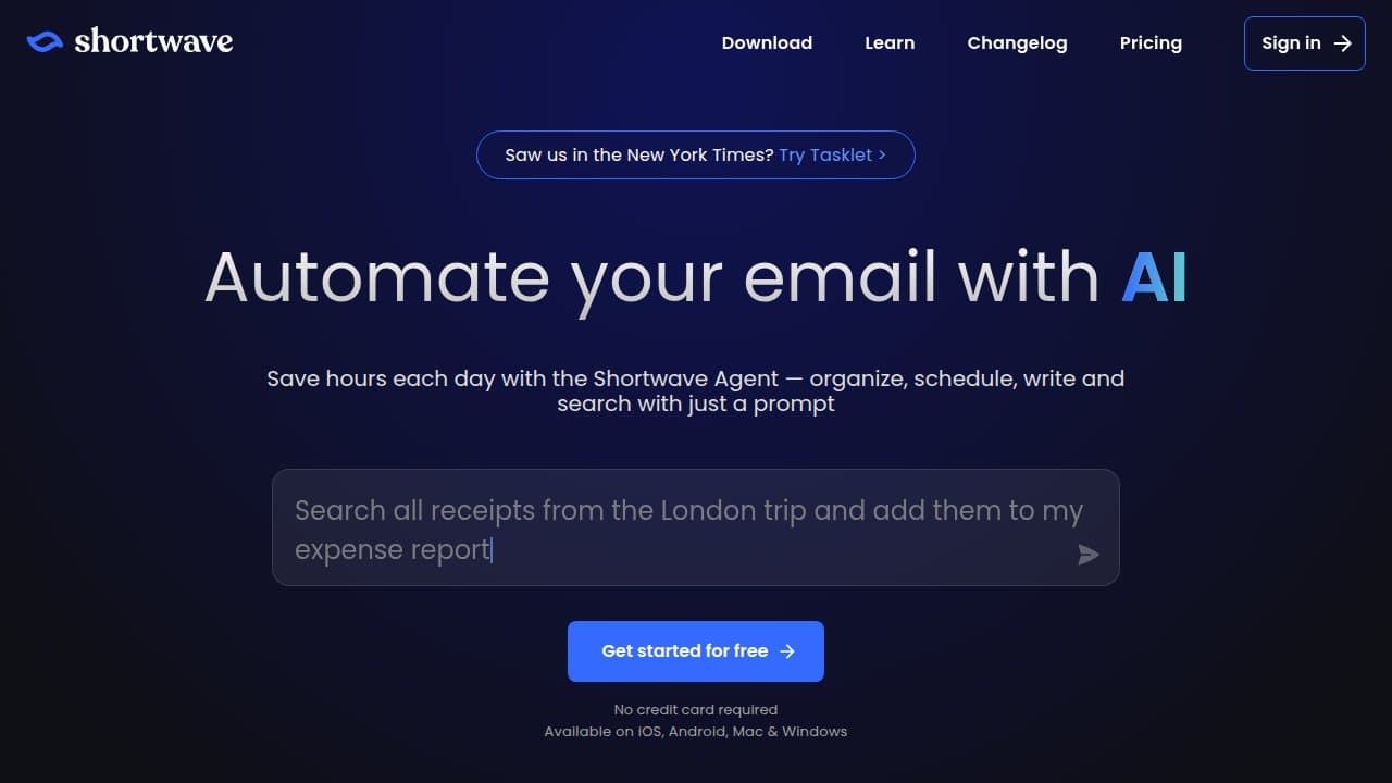 Shortwave - Product screenshot