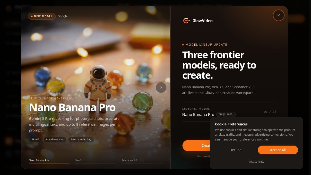 GlowVideo - Product screenshot