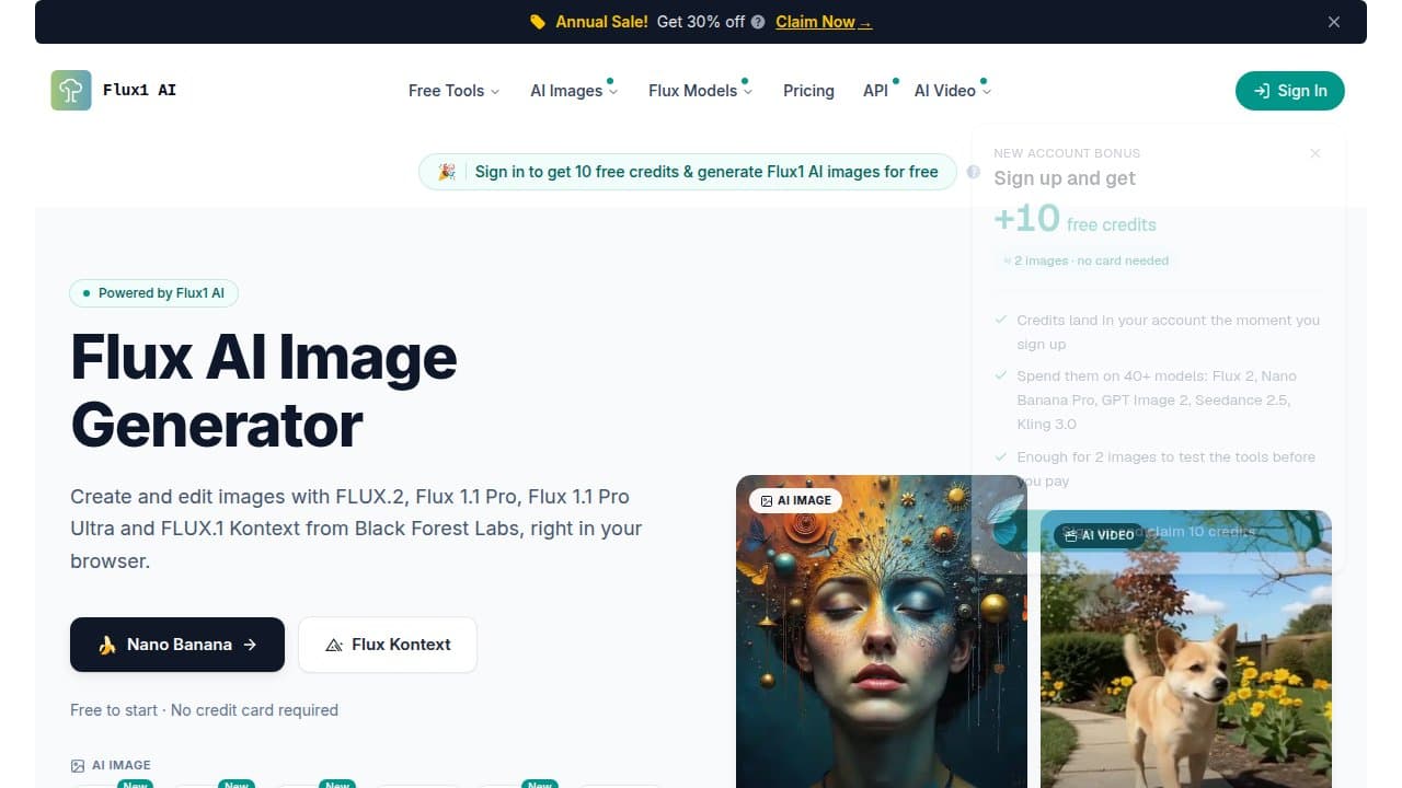 Flux1 AI - Product screenshot