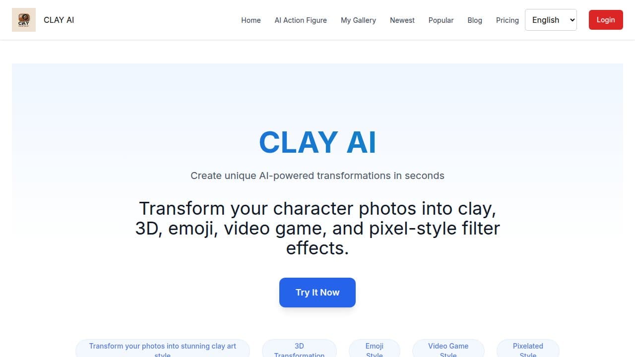 CLAY AI - Product screenshot