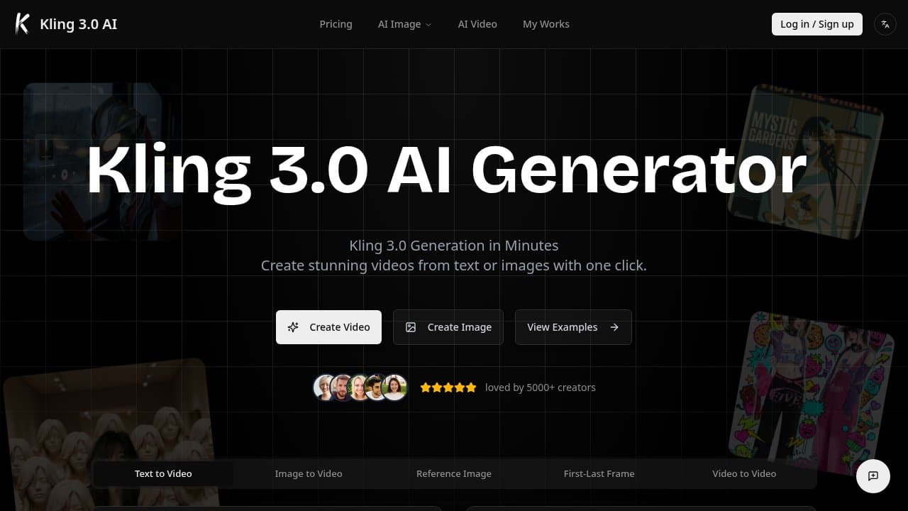 Kling 3.0 AI - Product screenshot