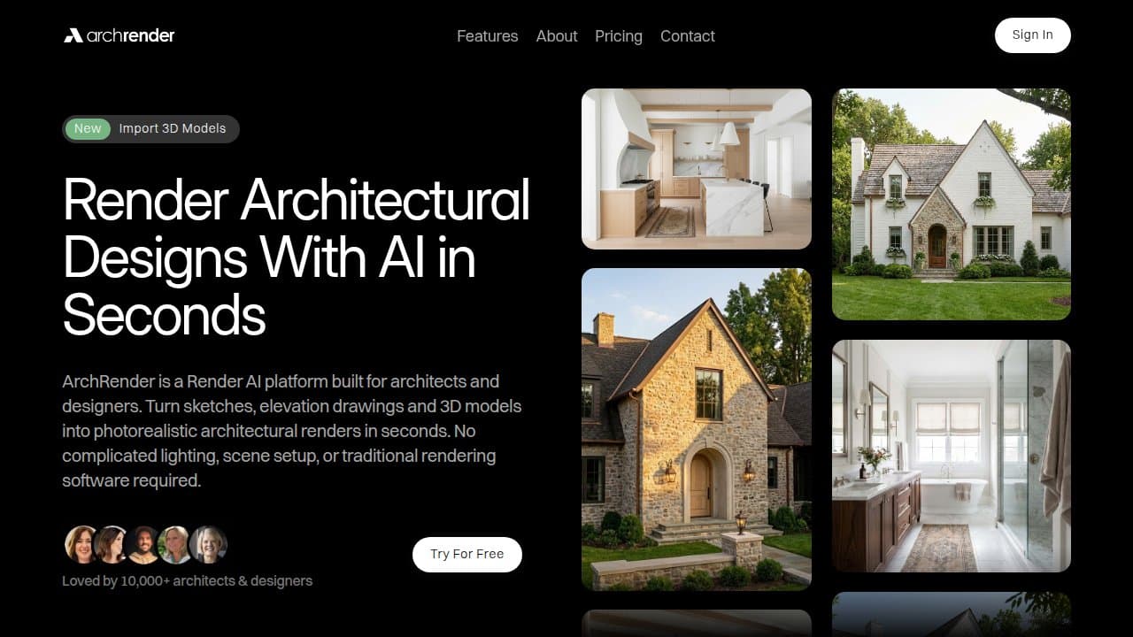 ArchRender - Product screenshot
