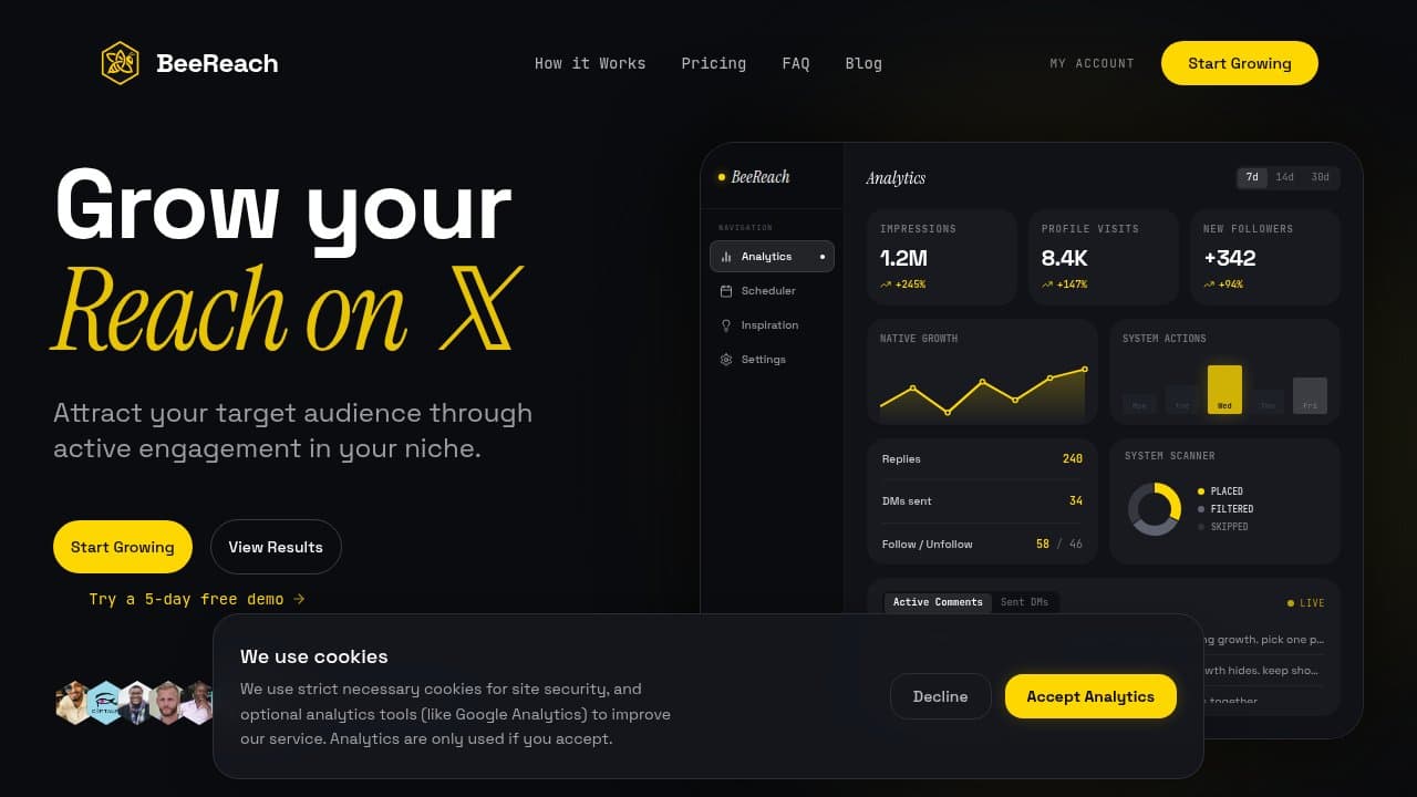 BeeReach - Product screenshot