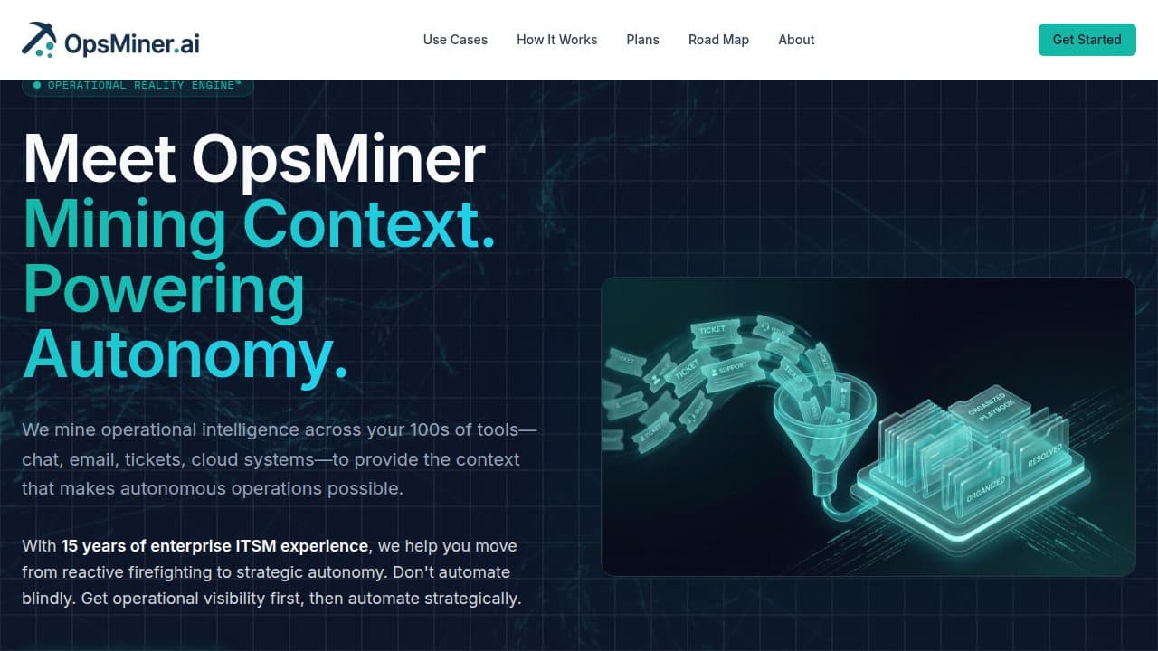 OpsMiner - Product screenshot