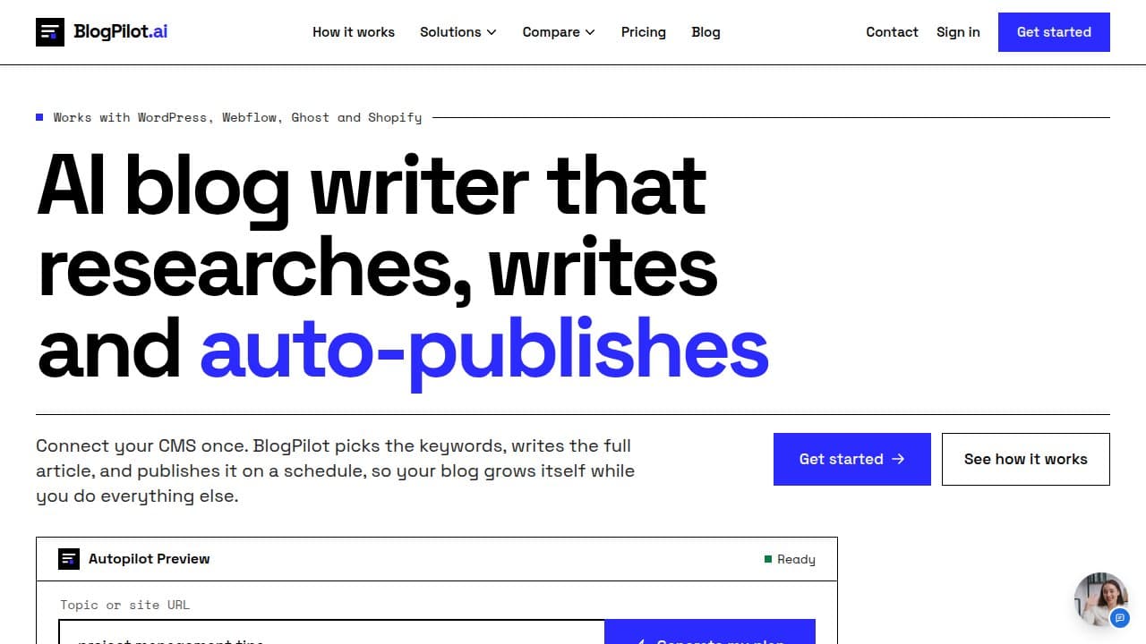 BlogPilot.ai - Product screenshot