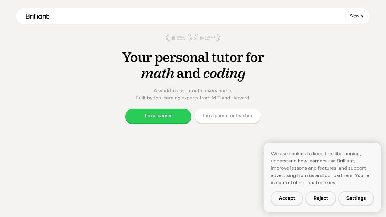Brilliant - Product screenshot