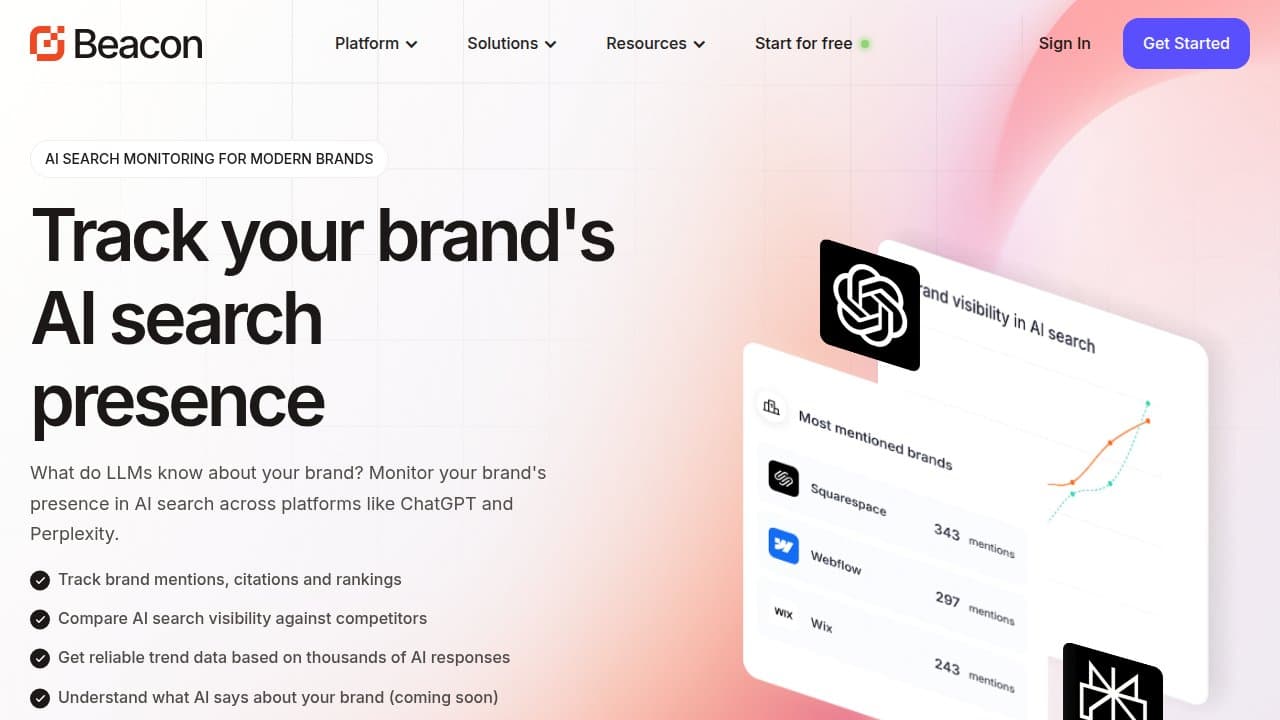 BrandBeacon - Product screenshot