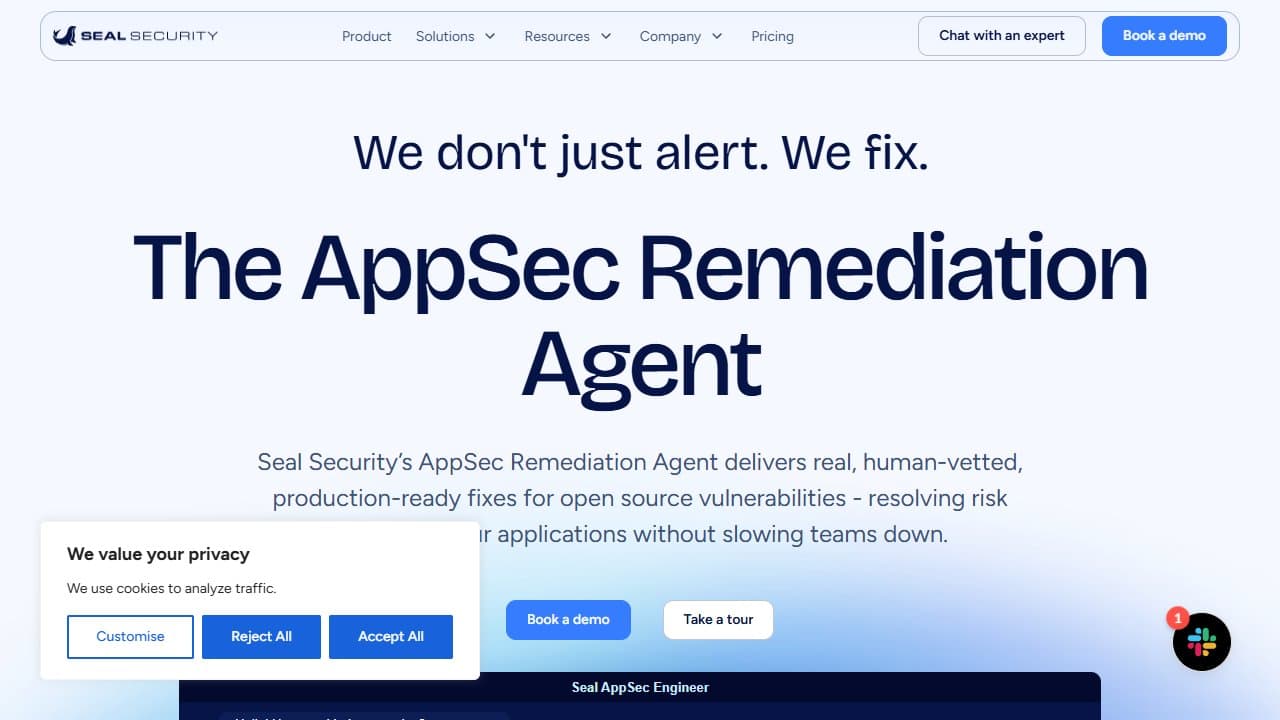 Seal Security - Product screenshot