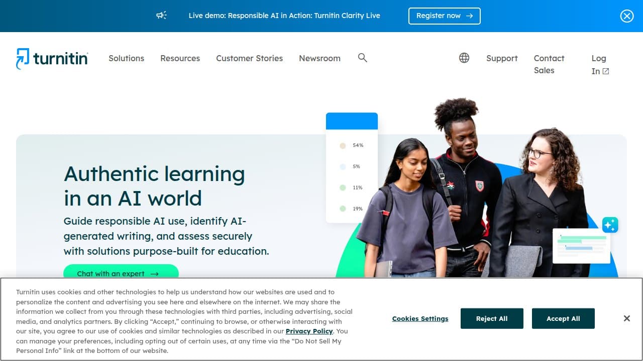 Turnitin - Product screenshot