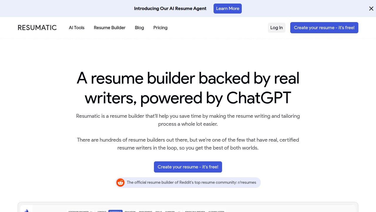 Resumatic - Product screenshot