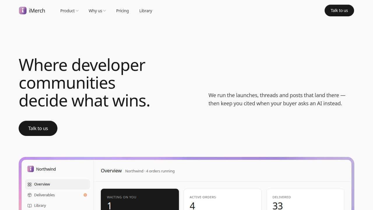 iMerch - Product screenshot