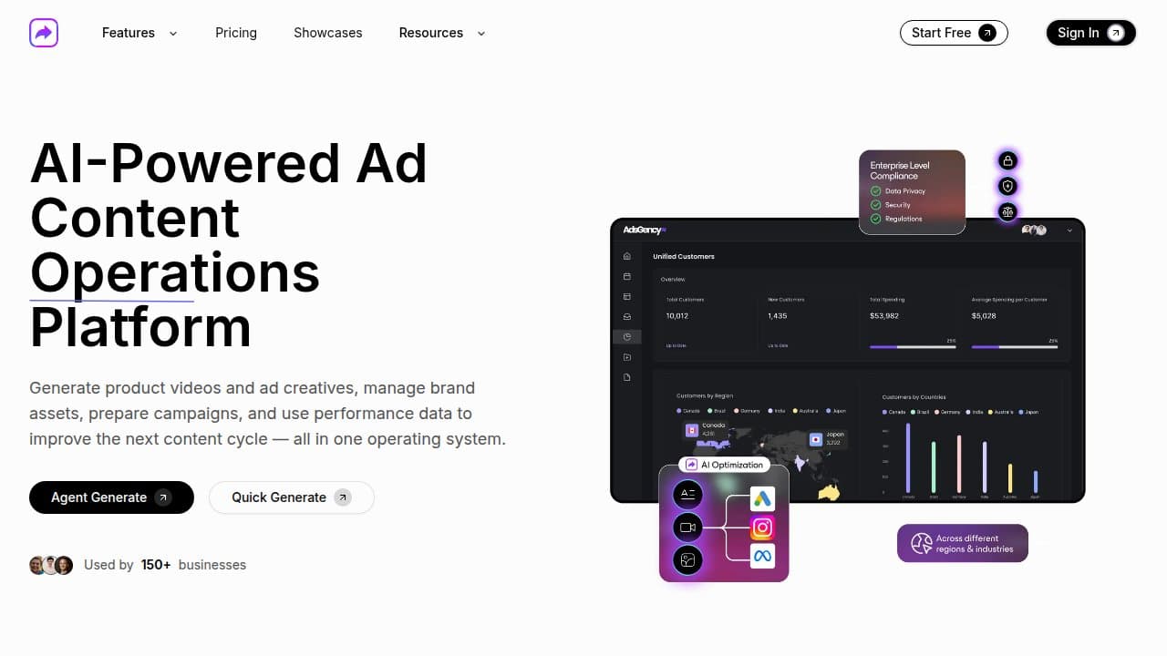 AdVidAI - Product screenshot