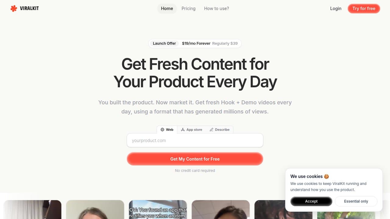 ViralKit - Product screenshot