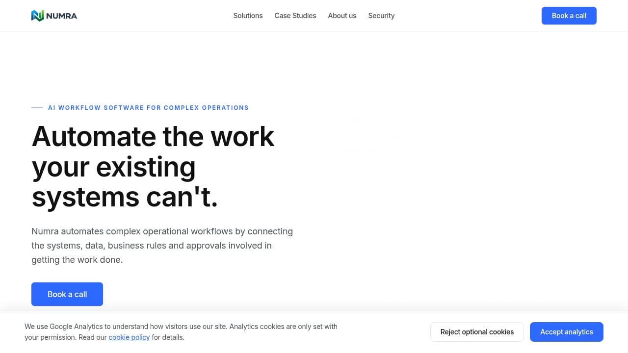 Numra - Product screenshot