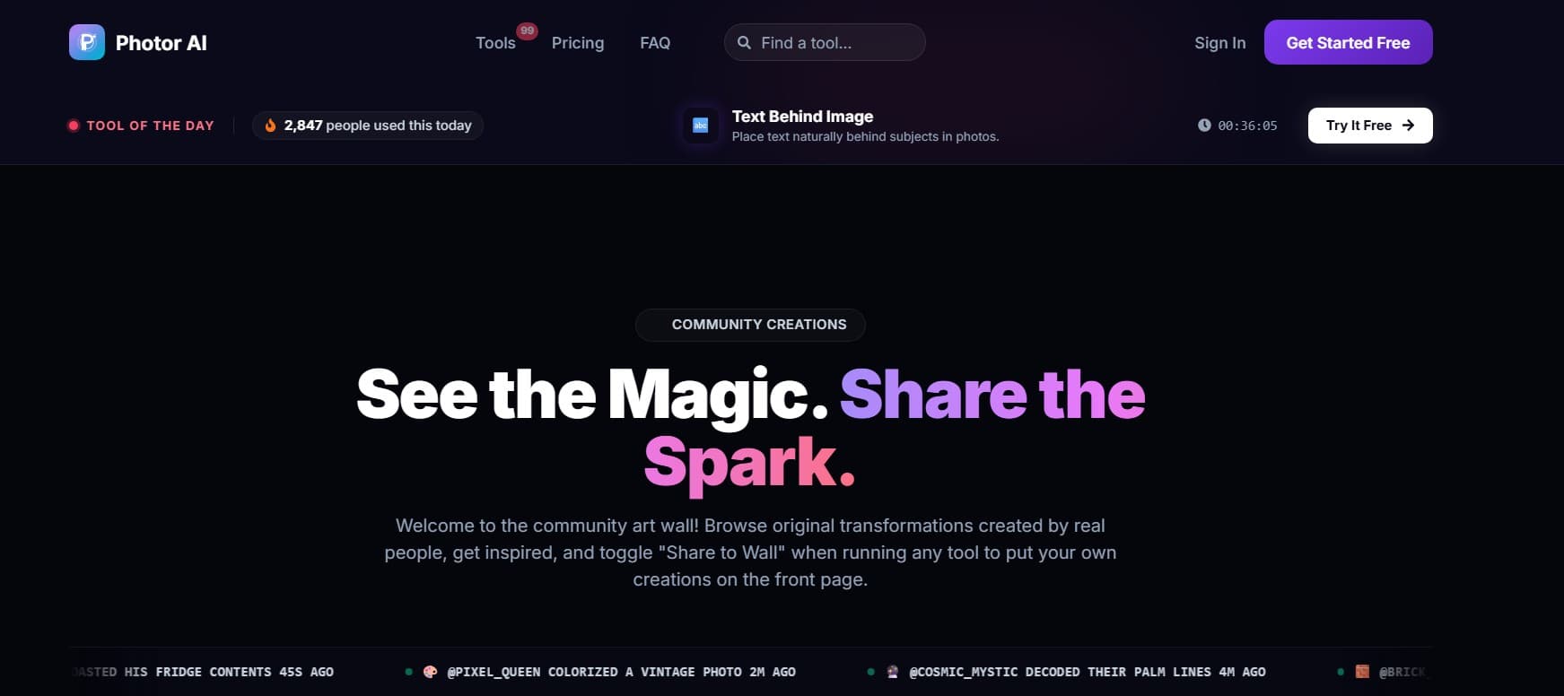 Photor AI - Product screenshot