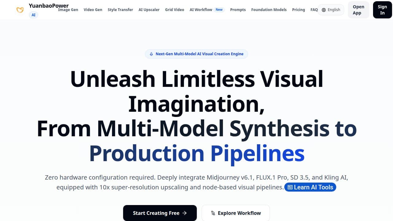 YuanbaoPower AI - Product screenshot