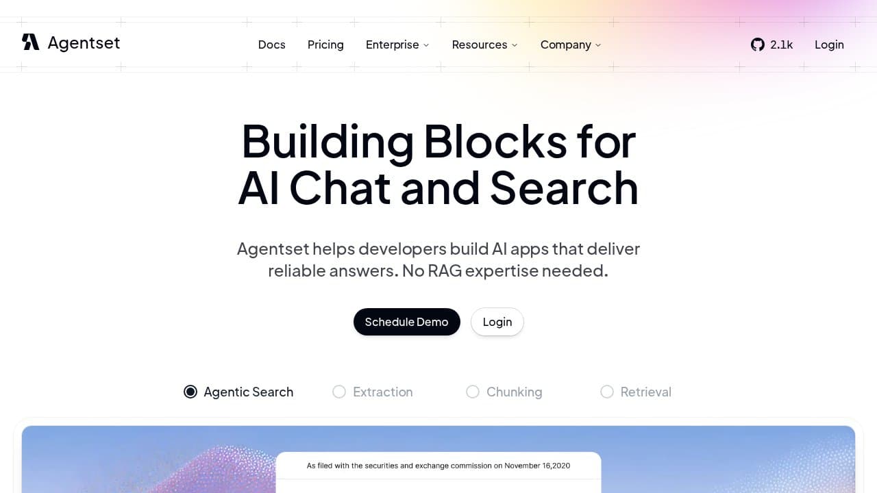 Agentset - Product screenshot