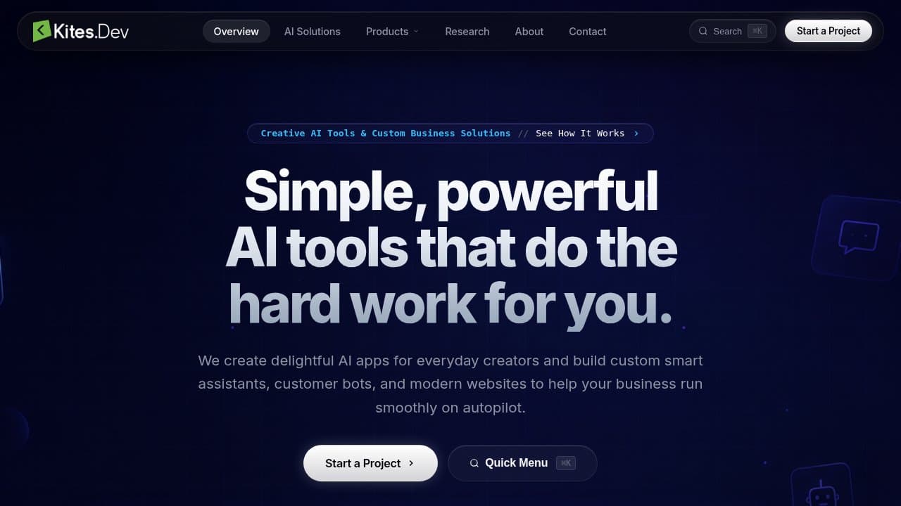 Kites.Dev - Product screenshot
