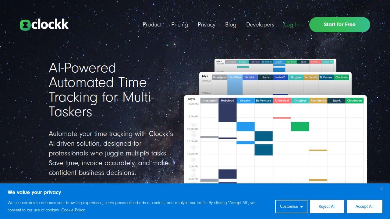 Clockk - Product screenshot