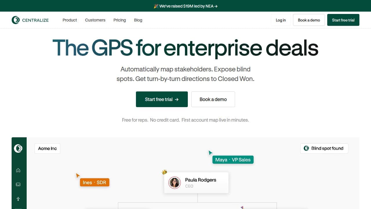 Centralize - Product screenshot