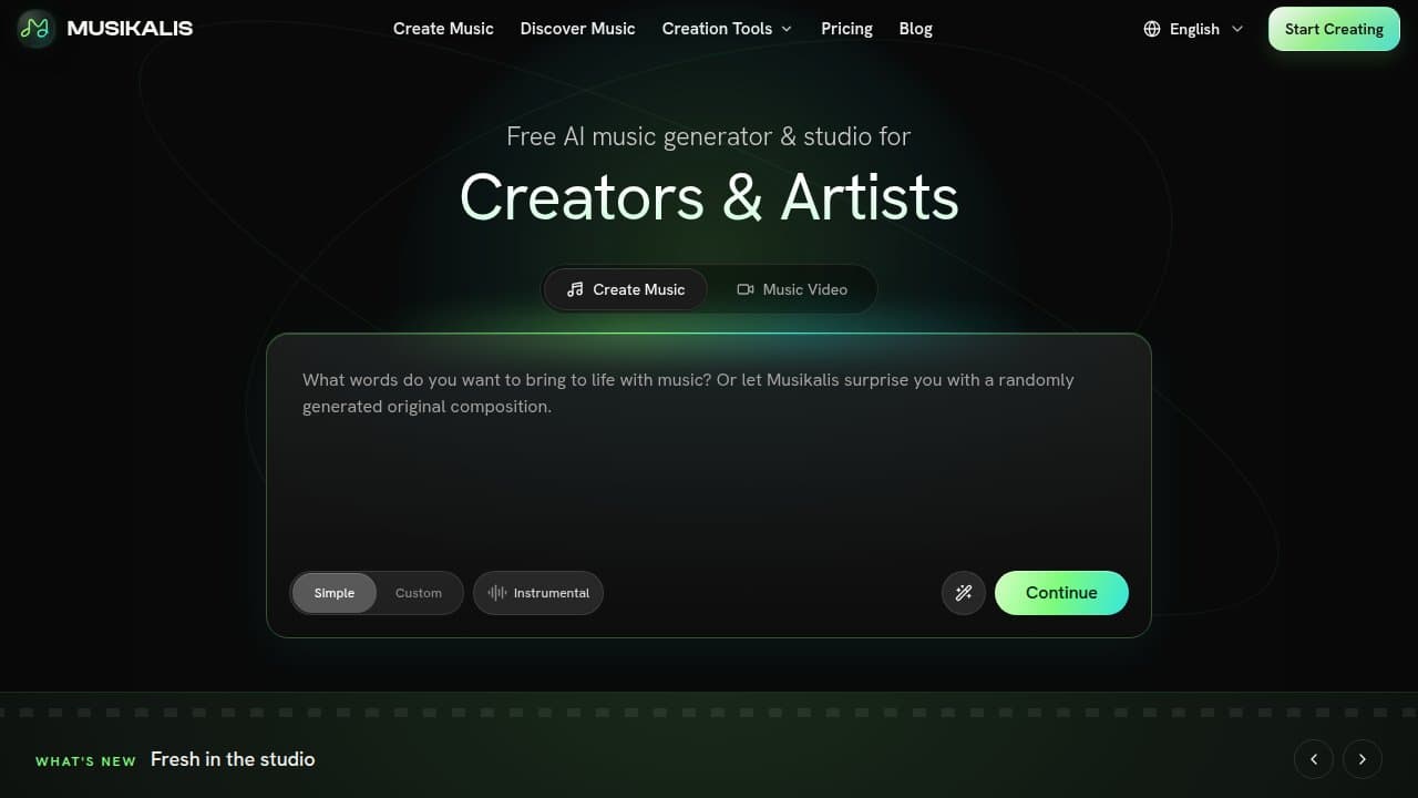 Musikalis - Product screenshot