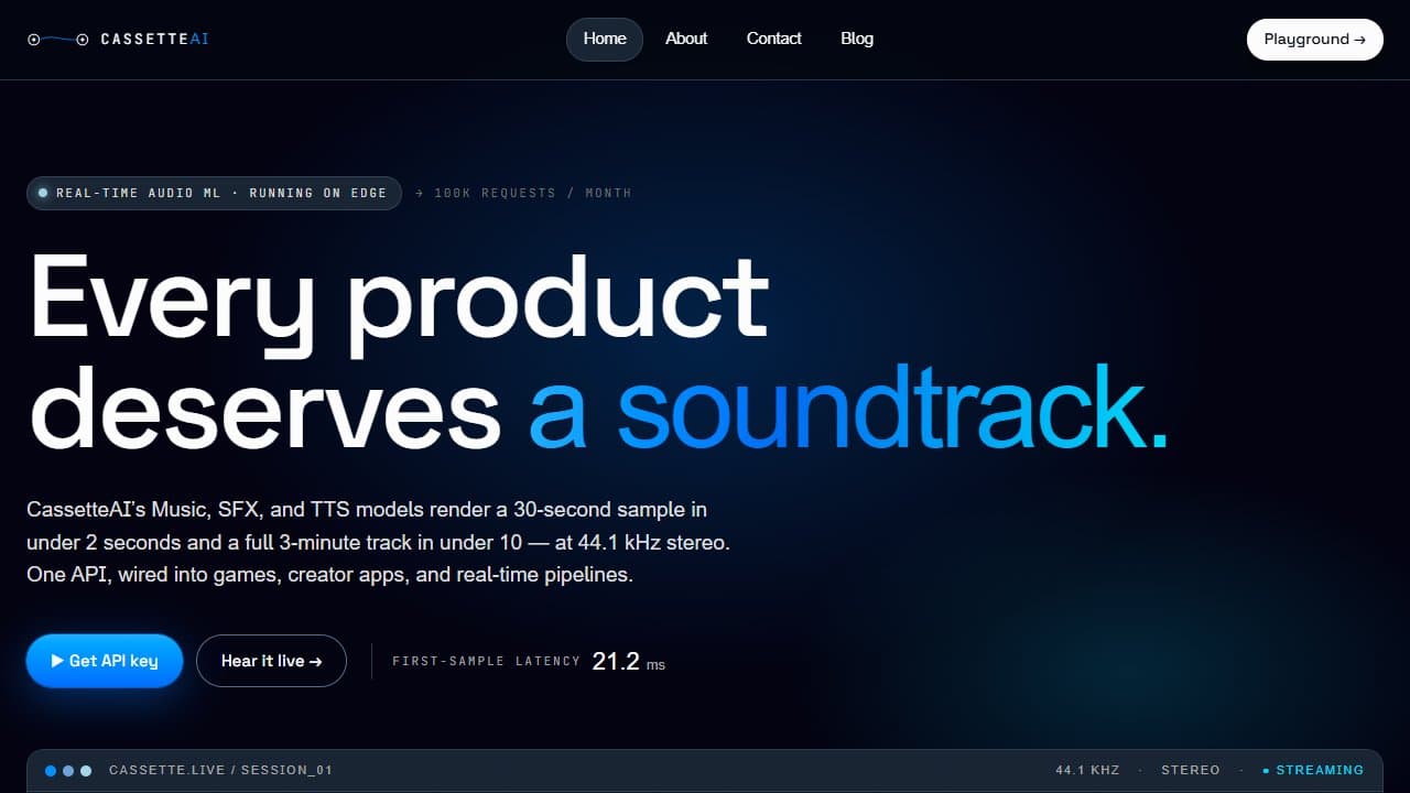 CassetteAI - Product screenshot