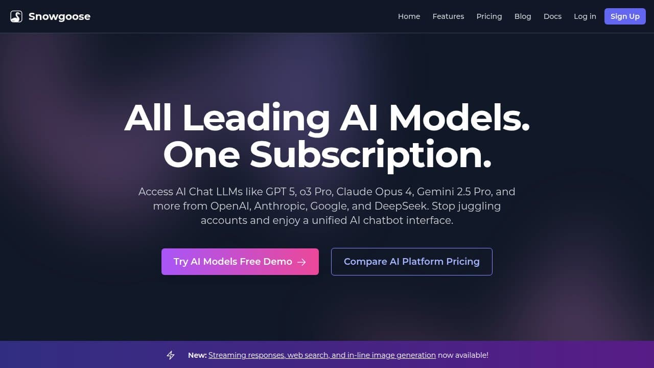 Snowgoose - Product screenshot