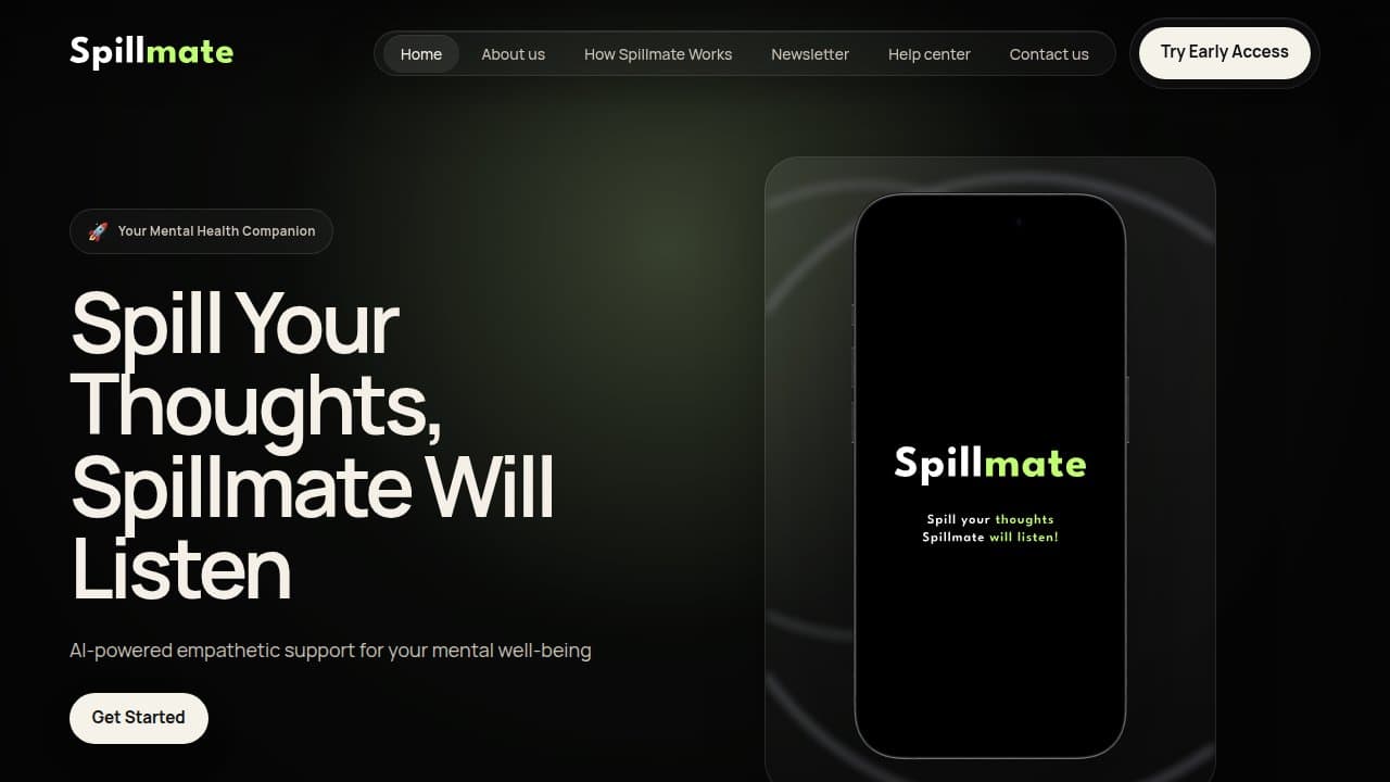 Spillmate - Product screenshot