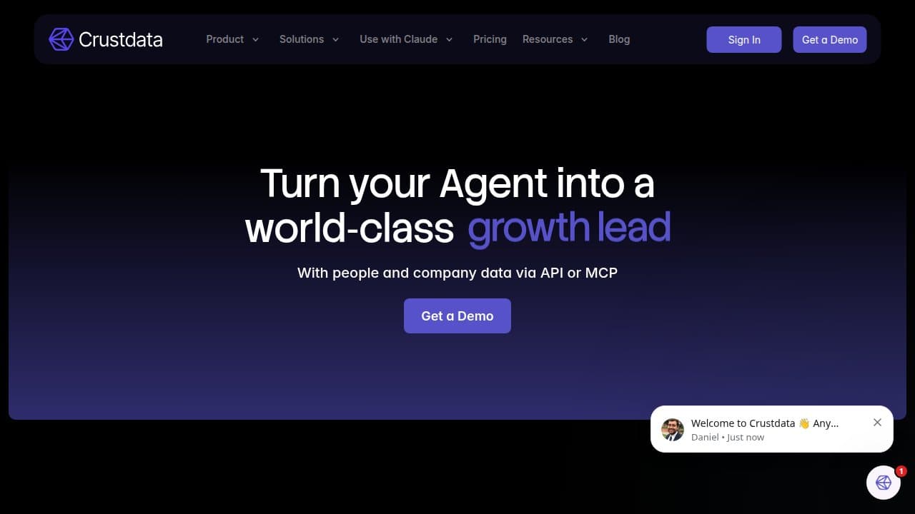 Crustdata - Product screenshot