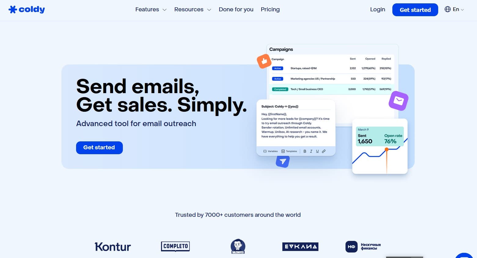 Coldy - Product screenshot