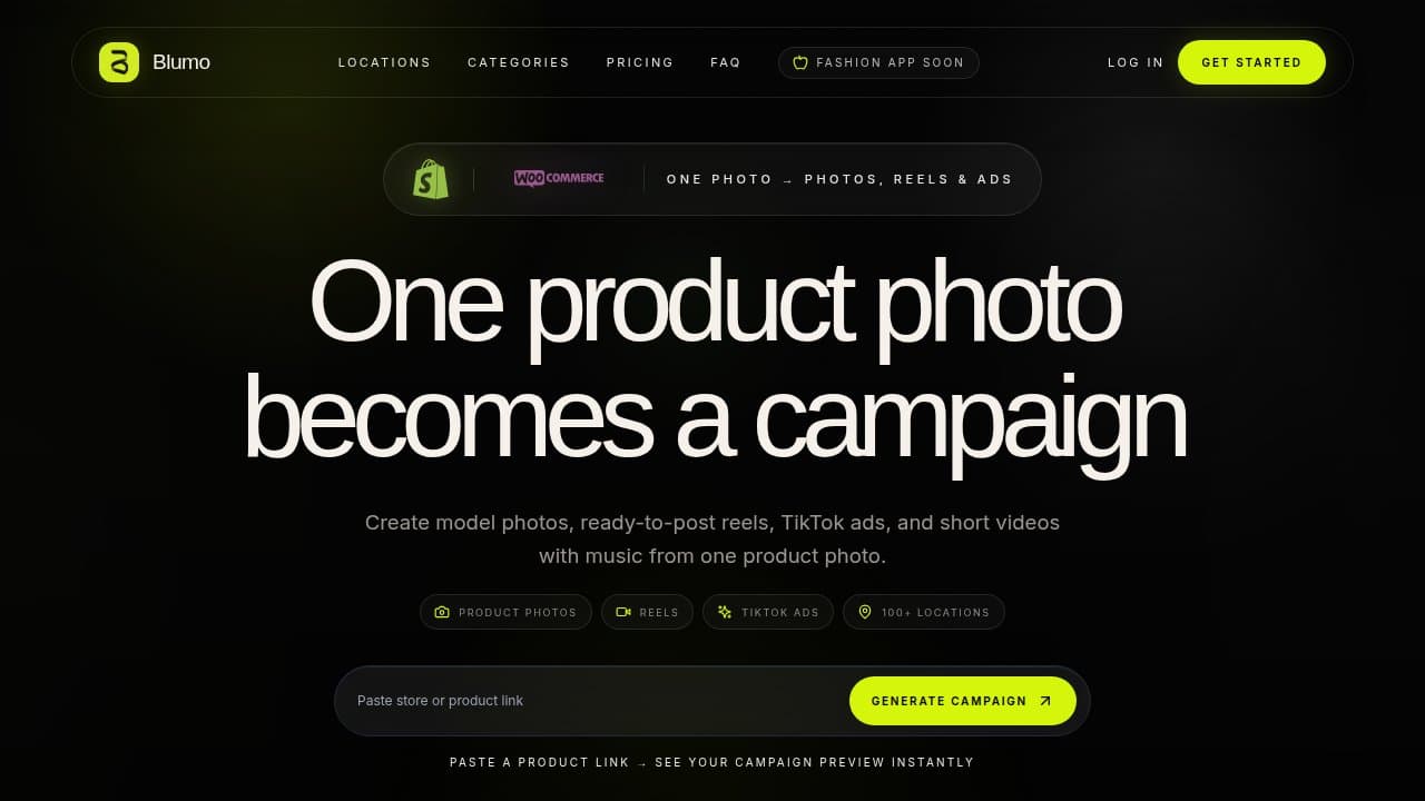 Blumo - Product screenshot