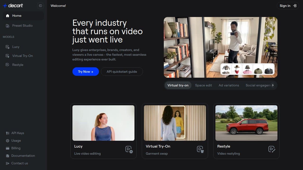 Decart - Product screenshot