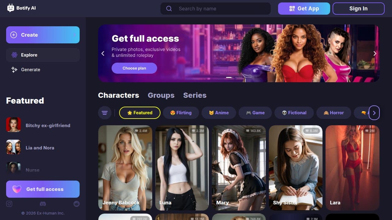 Botify AI - Product screenshot