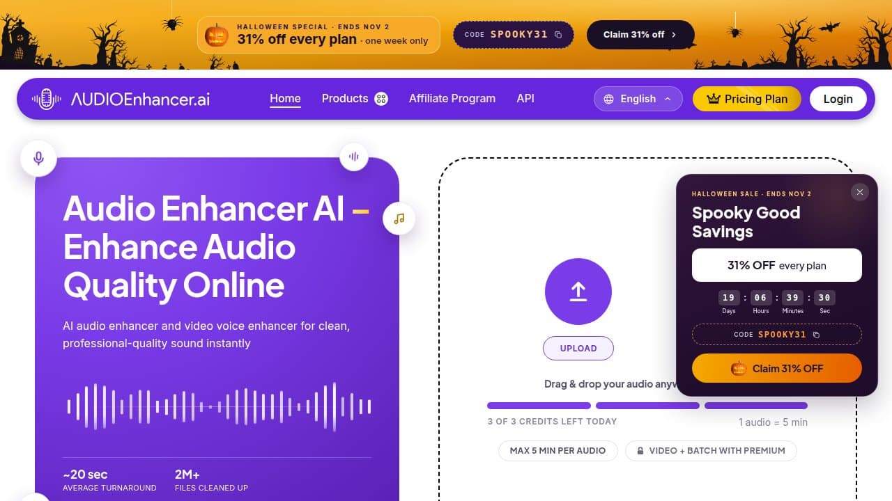 Audio Enhancer - Product screenshot