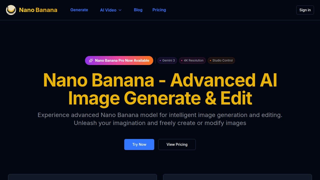 Nano Banana - Product screenshot