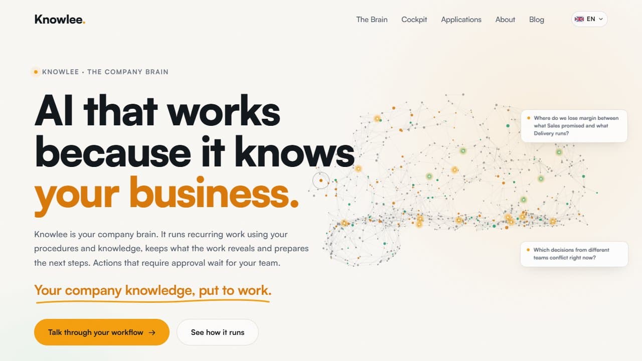 Knowlee - Product screenshot