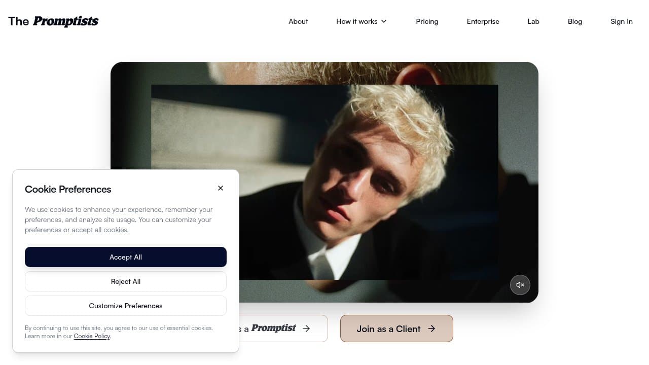 The Promptists - Product screenshot