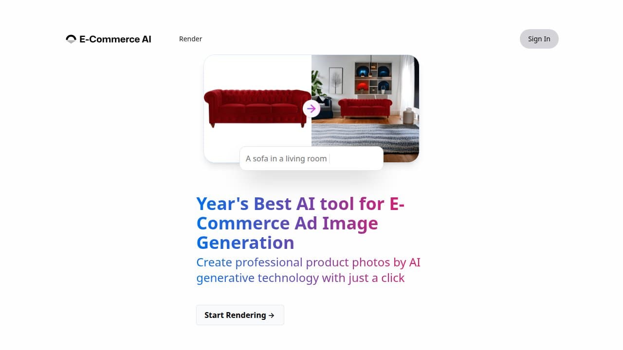 E-Commerce AI - Product screenshot