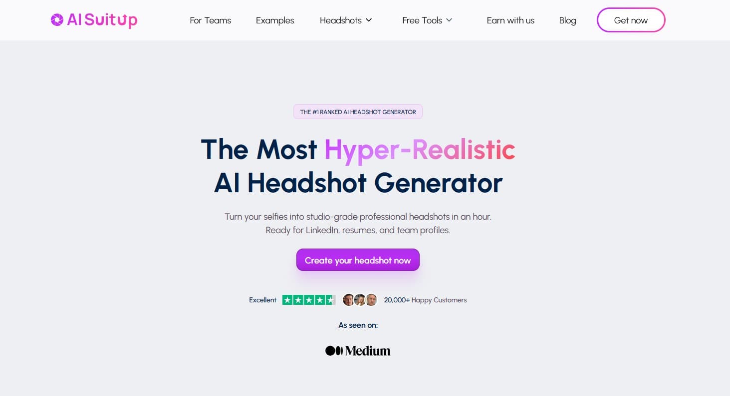 AI SuitUp - Product screenshot