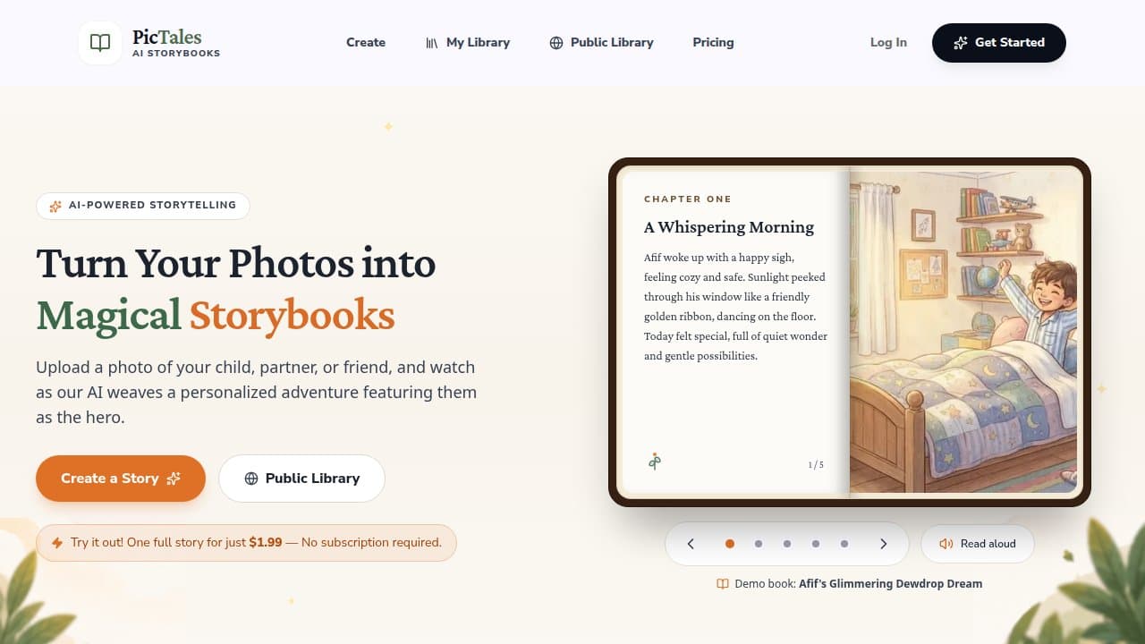 PicTales - Product screenshot