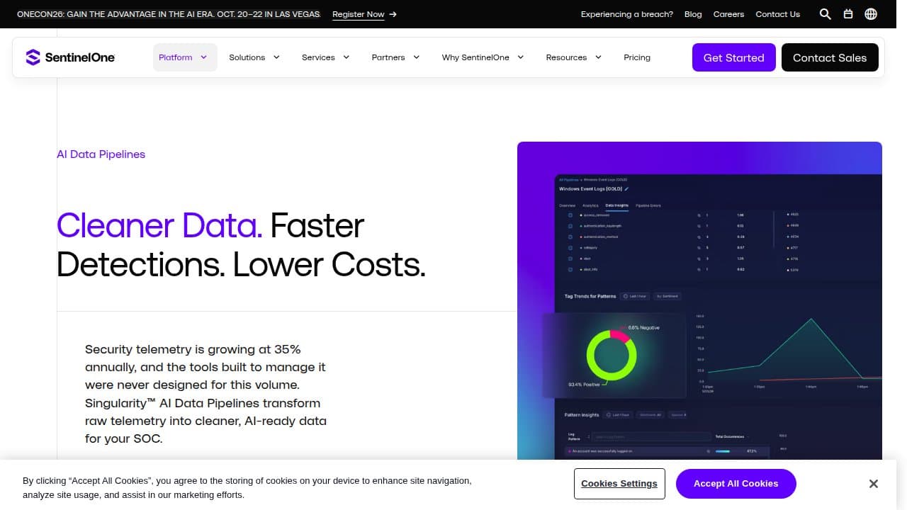 SentinelOne - Product screenshot