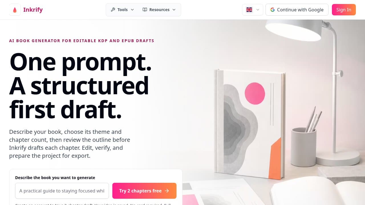 Inkrify - Product screenshot