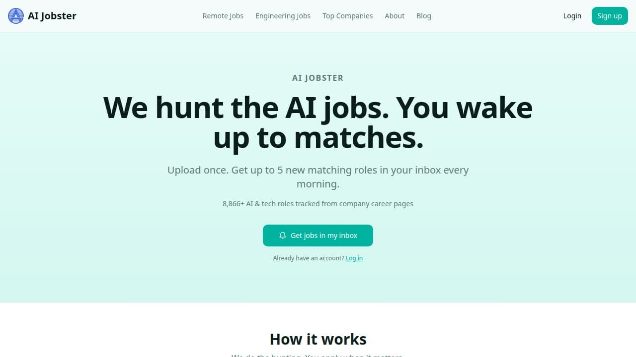 AI Jobster - Product screenshot