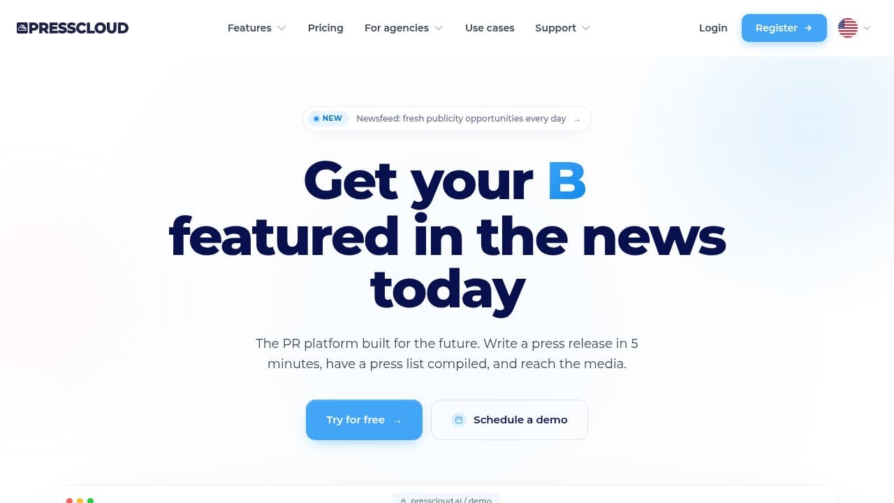 Presscloud - Product screenshot