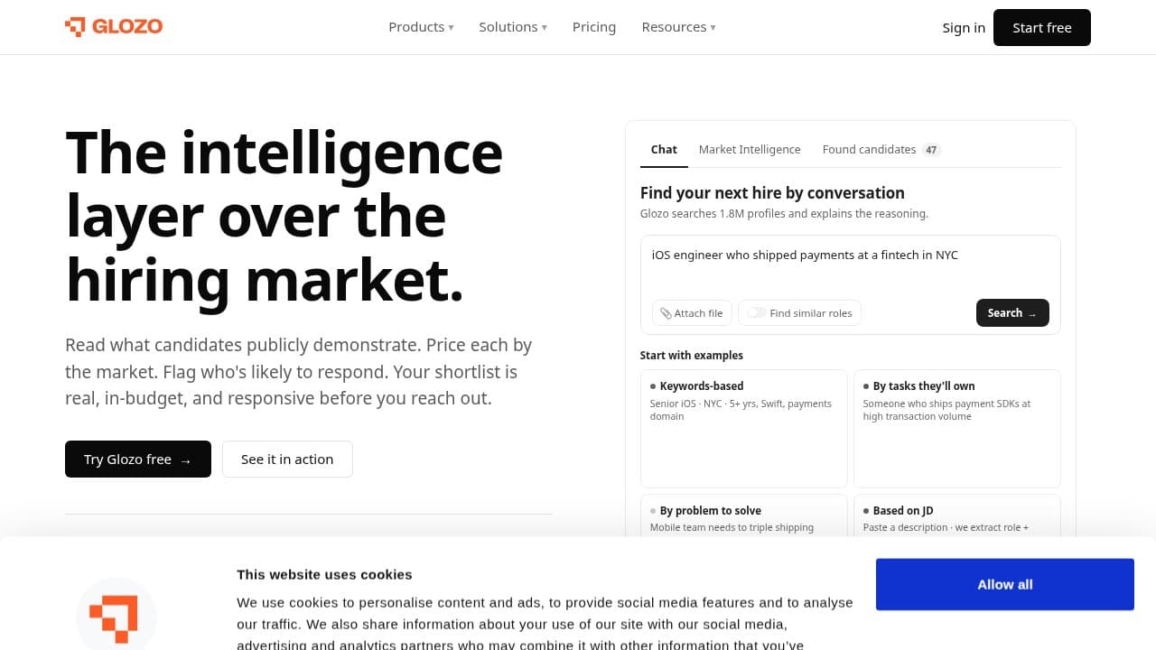 Glozo - Product screenshot