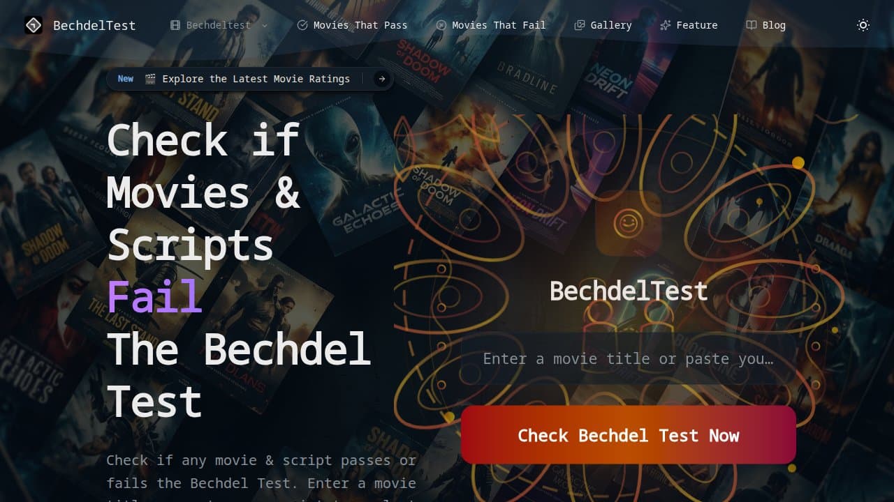 BechdelTest - Product screenshot
