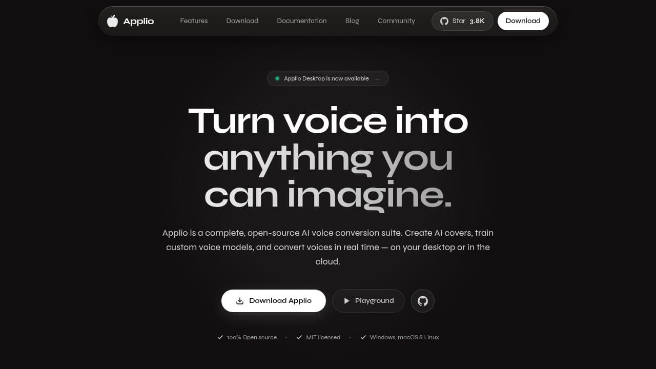Applio - Product screenshot