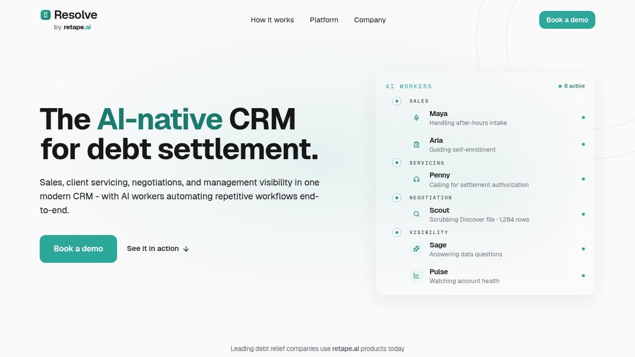 Resolve - Product screenshot